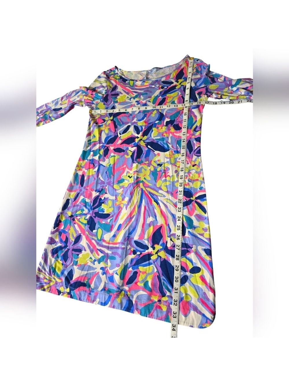 Lilly Pulitzer Purple Pink Printed Marlowe Dress S - Picture 4 of 7